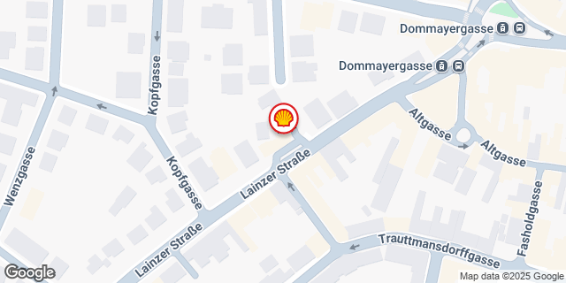 Umgebungskarte von WIEN LAINZERSTRASSE.