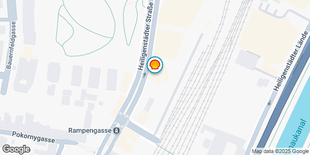 Umgebungskarte von WIEN HEILIGENSTAEDTERSTR