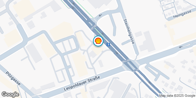 Umgebungskarte von WIEN LEOPOLDAUERSTRASSE.