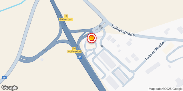 Umgebungskarte von GOELLERSDORF TULLNERSTRASSE.