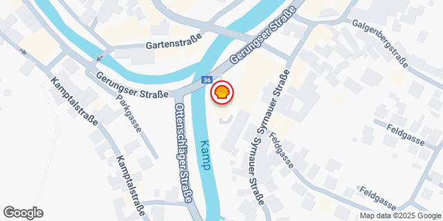 Umgebungskarte von ZWETTL SYRNAUERPLATZ.