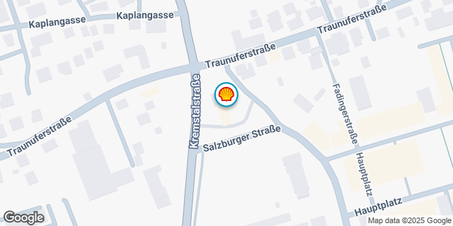 Umgebungskarte von HAID B.ANSFELDEN SALZBURGERSTRASSE.