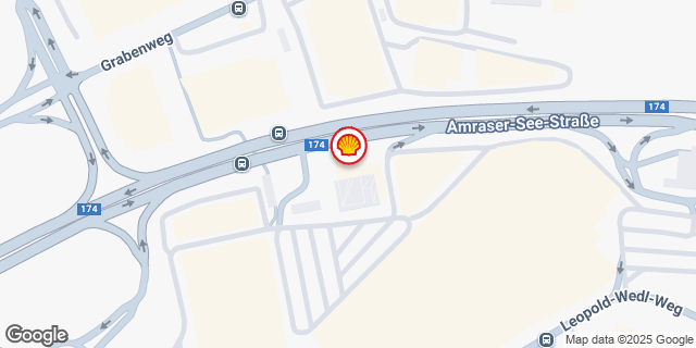 Umgebungskarte von INNSBRUCK AMRASERSEE-STRASSE.